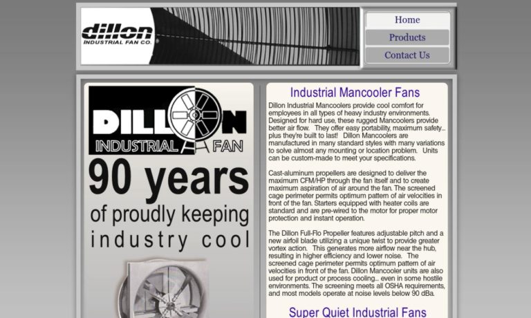 Dillon Industrial Fan Co.
